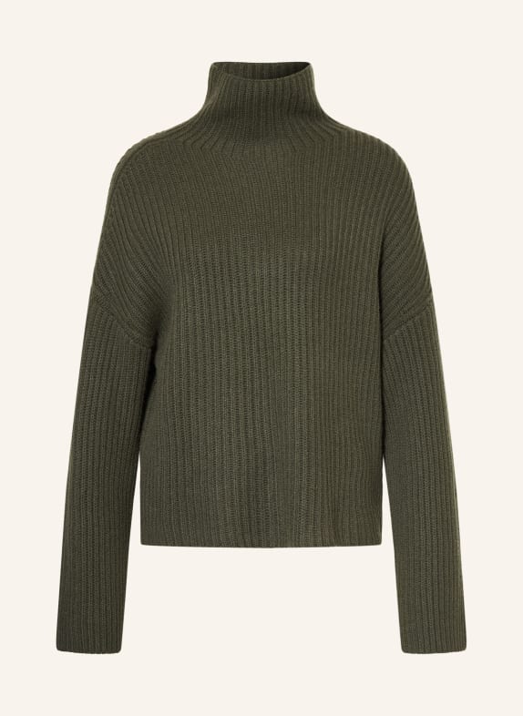 (THE MERCER) N.Y. Cashmere-Pullover DUNKELGRÜN