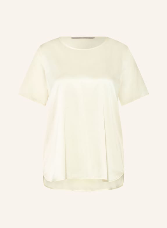 (THE MERCER) N.Y. Satin and silk blouse CREAM