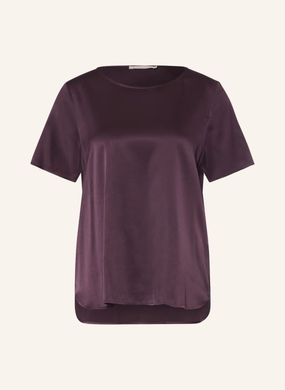 (THE MERCER) N.Y. Satin and silk blouse DARK PURPLE