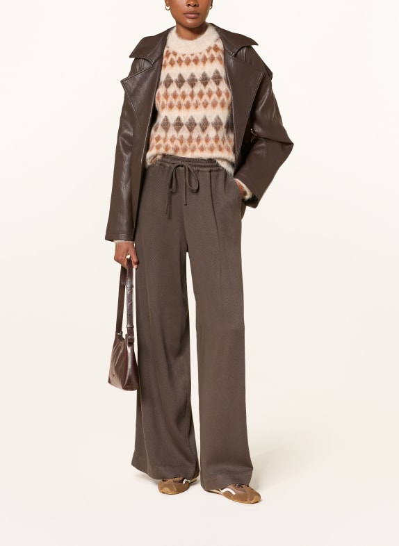 MRS & HUGS Marlene-broek MARRON FONCÉ