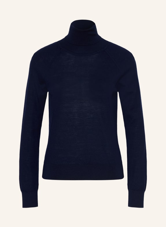 lilienfels Rollkragenpullover aus Merinowolle DUNKELBLAU