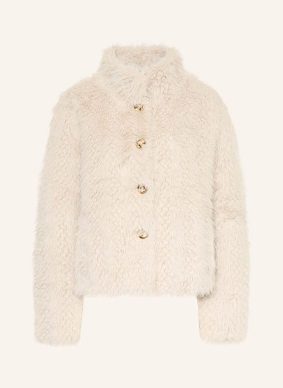 RINO & PELLE Faux Fur Jacket VIE WHITE