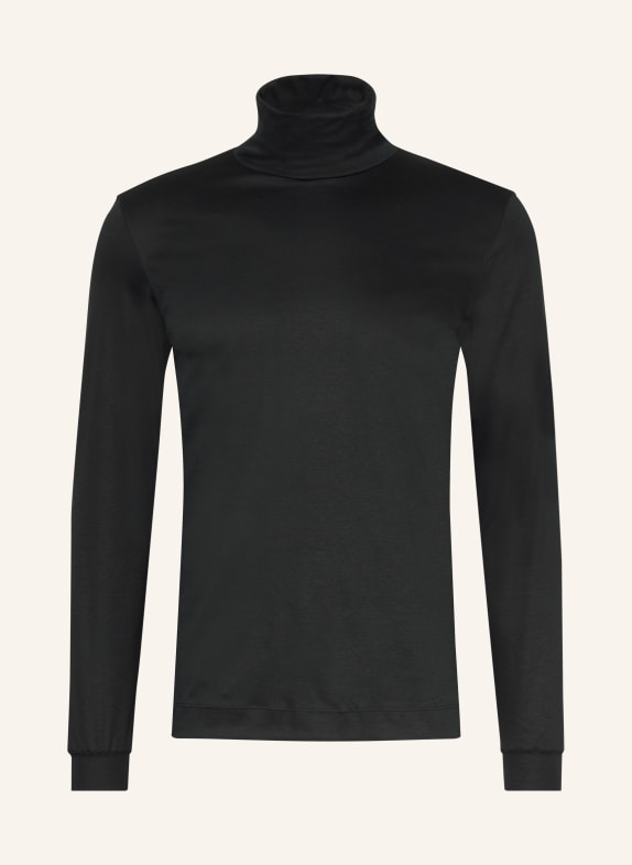 van Laack Rollkragenshirt VL-PELINO1-XX SCHWARZ