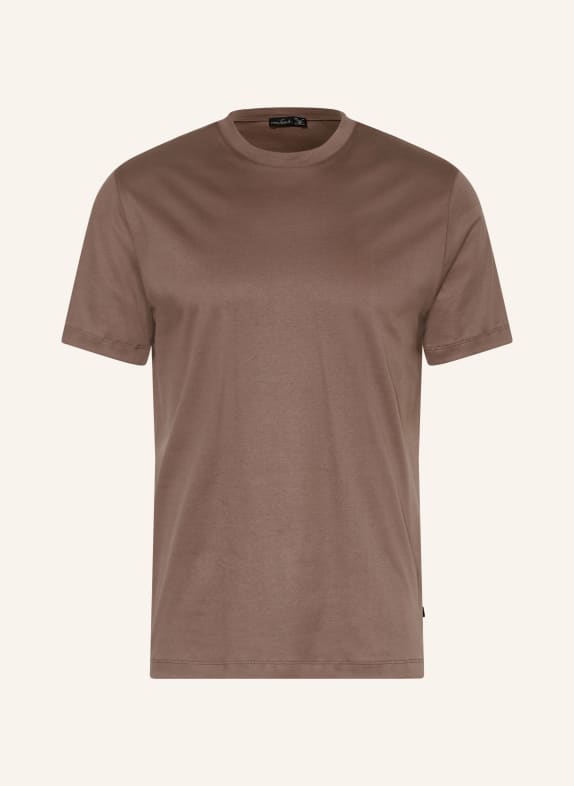 van Laack T-Shirt VL-PILOS1-XX BRAUN