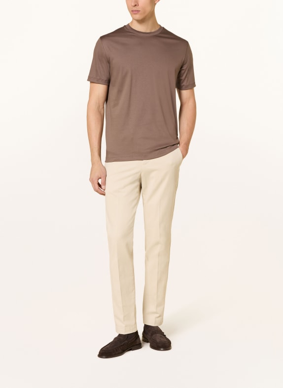 van Laack T-shirt VL-PILOS1-XX BRUIN
