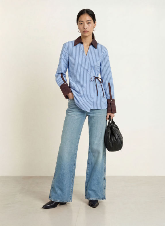 FABIENNE CHAPOT Jeansy wide leg LEA 9202 True Vintage