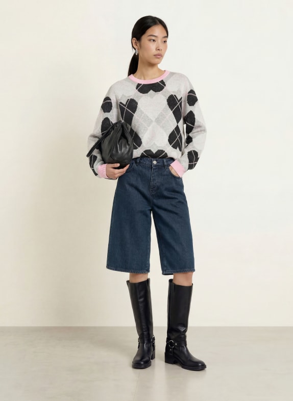FABIENNE CHAPOT Jeansbermuda JESSIE DONKERBLAUW