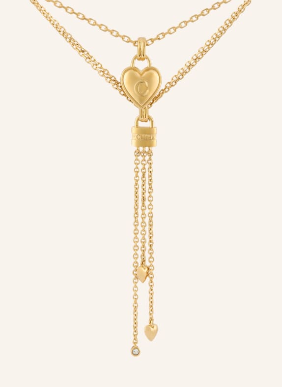 Chloé Łańcuszek MINI PADDINGTON ZŁOTY