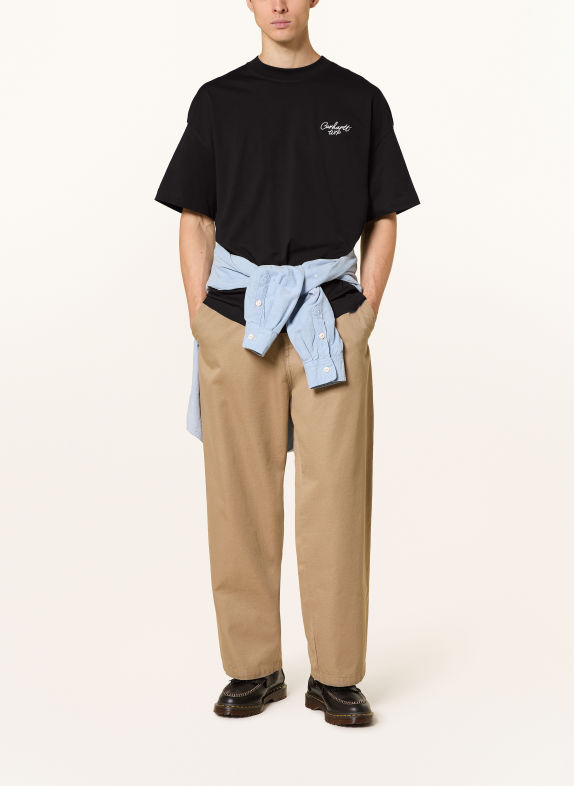 carhartt WIP T-shirt SORT / HVID