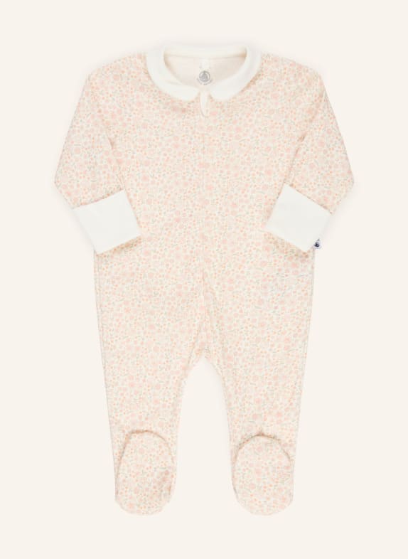 PETIT BATEAU Rompertje CRÈME / ROZE / GROEN