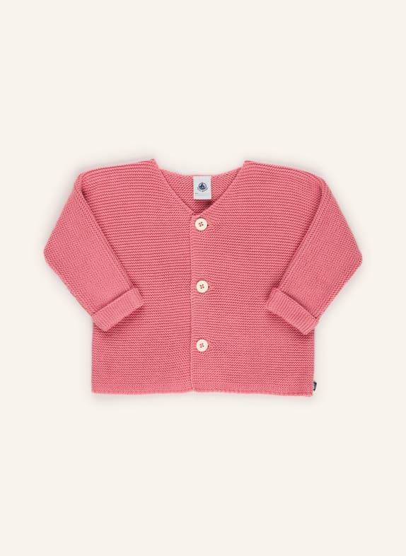 PETIT BATEAU Gilet ROUGE CLAIR