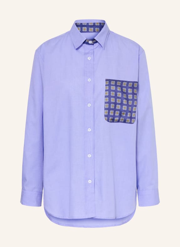 lilienfels Chemisier BLEU CLAIR / JAUNE / BLEU FONCÉ