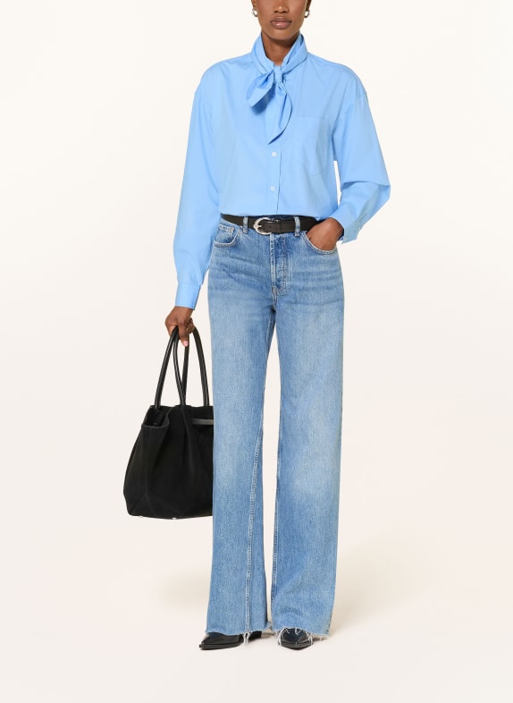 lilienfels Strikblouse LICHTBLAUW