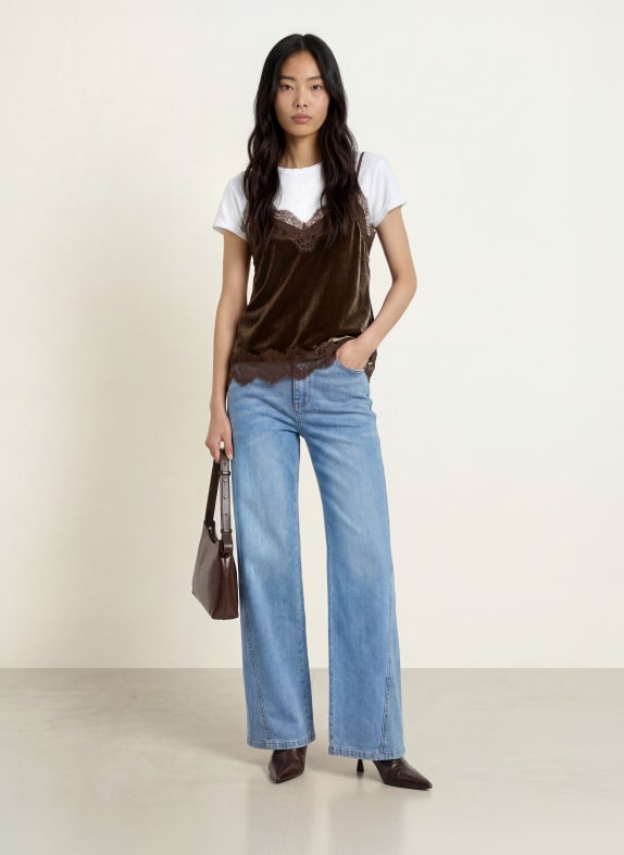 Buena Vista Wide leg jeans 7365 sky denim