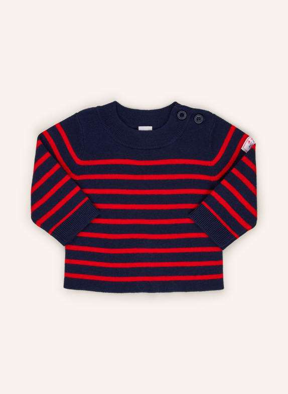 PETIT BATEAU Sweater DARK BLUE / RED