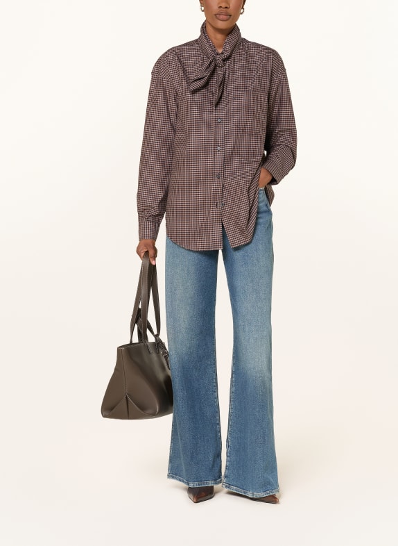 lilienfels Strikblouse LICHTBRUIN / MARRON FONCÉ / ZWART