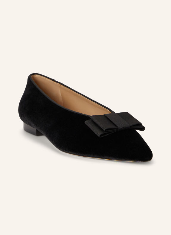 LAUREN RALPH LAUREN AUDRI Ballerinas BLACK