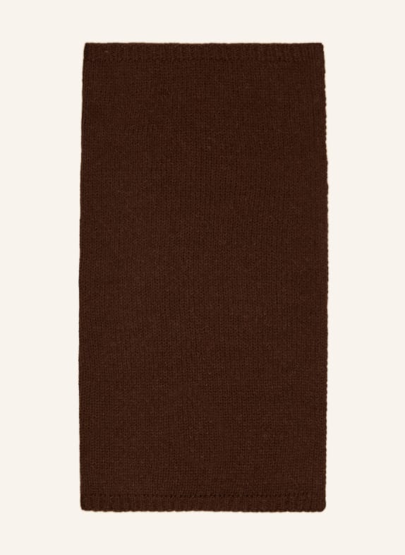 MAIAMI Foulard en alpaga MARRON FONCÉ