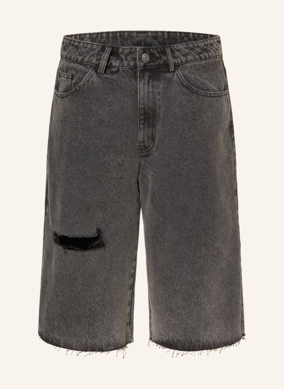 KARO KAUER Pantaloni scurți din denim NEGRU