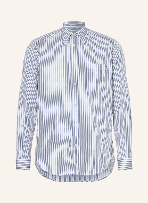 VALENTINO Hemd VGOLD Regular Fit BLAU / WEISS
