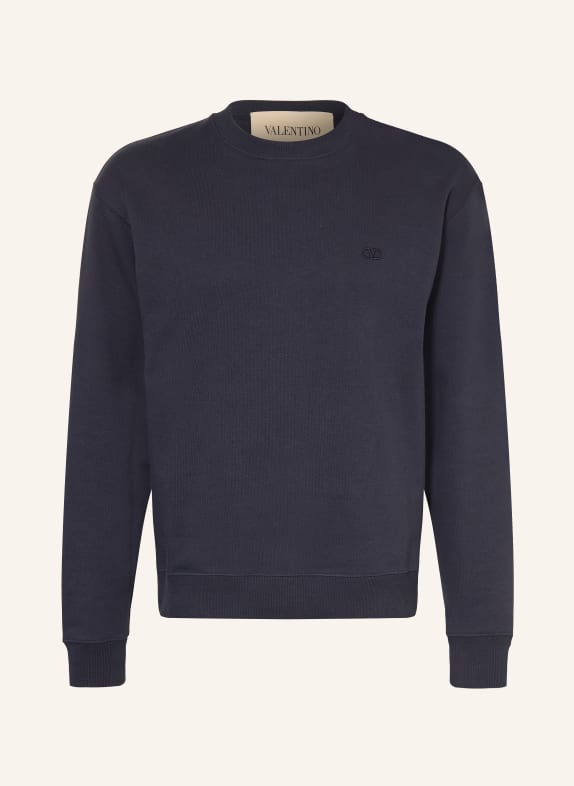 VALENTINO Sweatshirt VLOGO SIGNATURE DUNKELBLAU