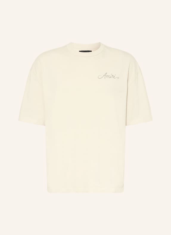 AMIRI T-Shirt BEIGE / DUNKELGRAU