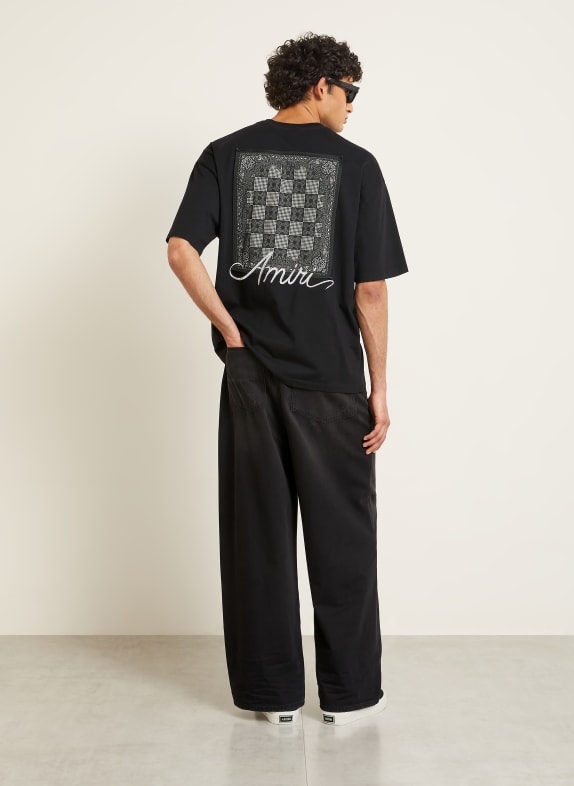 AMIRI T-shirt ZWART / WIT