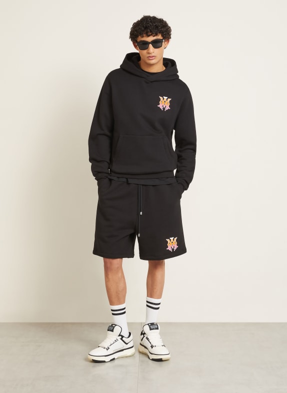 AMIRI Sweatshort ZWART / ROZE / ORANJE