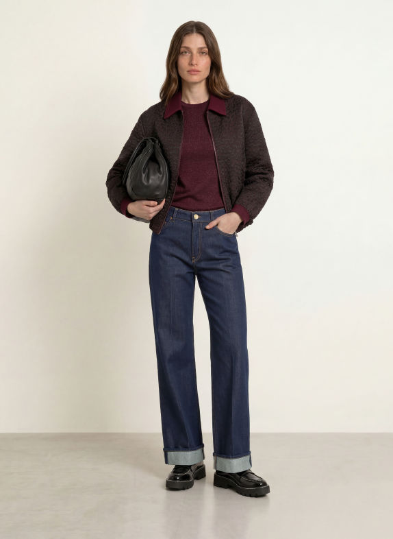 MARC CAIN Wide Leg Jeans WARRI 357 vintage indigo