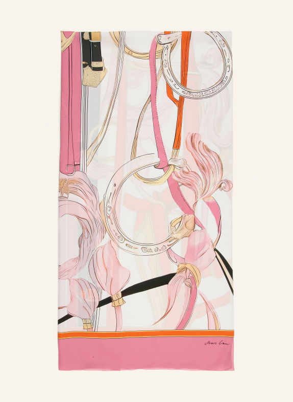 MARC CAIN Silk scarf 256 cashmere rose