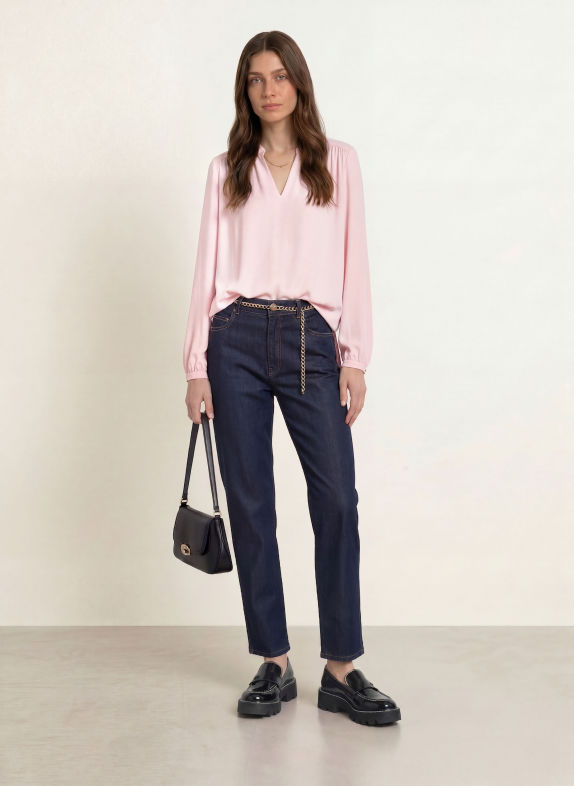 MARC CAIN Chemisier 208 chalk pink