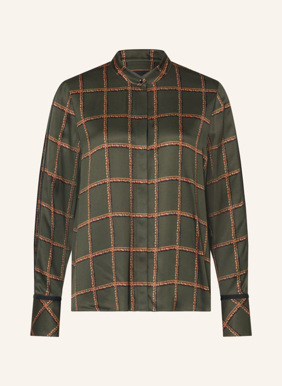 MARC CAIN Satinbluse 599 forest night new