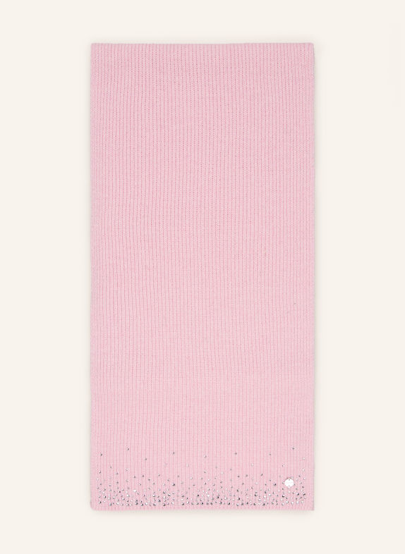 MARC CAIN Scarves with gemstones 208 chalk pink