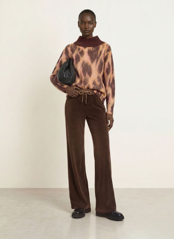 MARC CAIN Pullover mit Alpaka 651 tawny birch