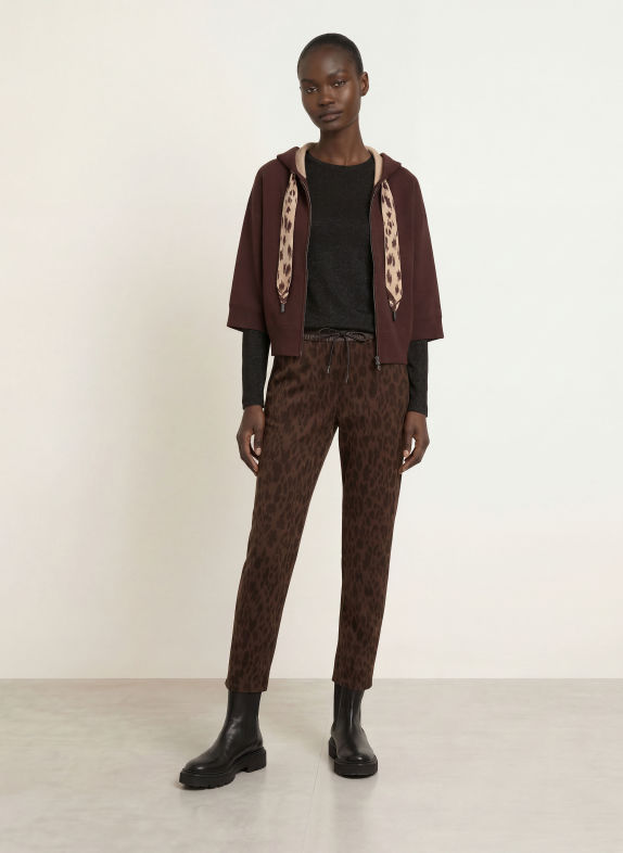 MARC CAIN Strickjacke 697 seal brown