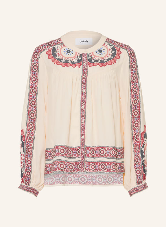 ba&sh Bluse VALDA ECRU / DUNKELROT / BLAU