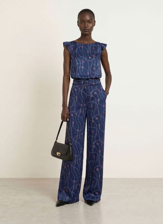 MARC CAIN Marlene-broek WAUKEE 393 pageant blue