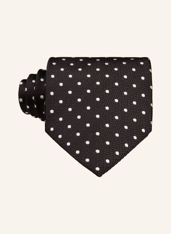 TOM FORD Tie BLACK / WHITE