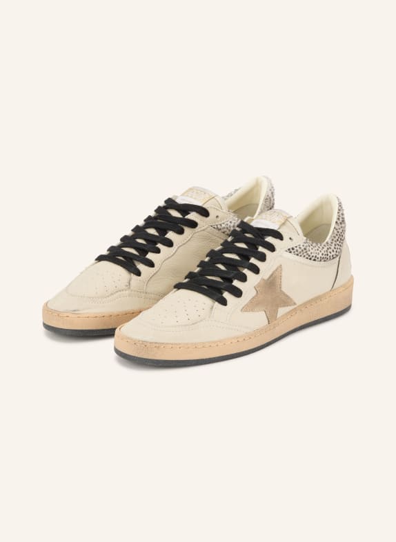 GOLDEN GOOSE Sneakers BALLSTAR CRÈME / BEIGE / ZWART
