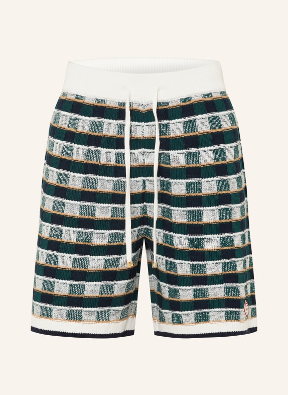 Casablanca Badstofshort CRÈME / DONKERGROEN / ZWART