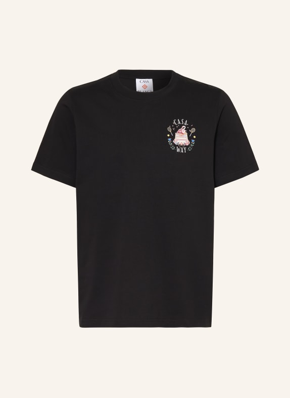 Casablanca T-shirt BLACK / PINK / WHITE
