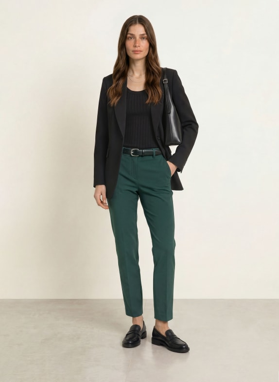 SEDUCTIVE Broek CONSTANCE DONKERGROEN