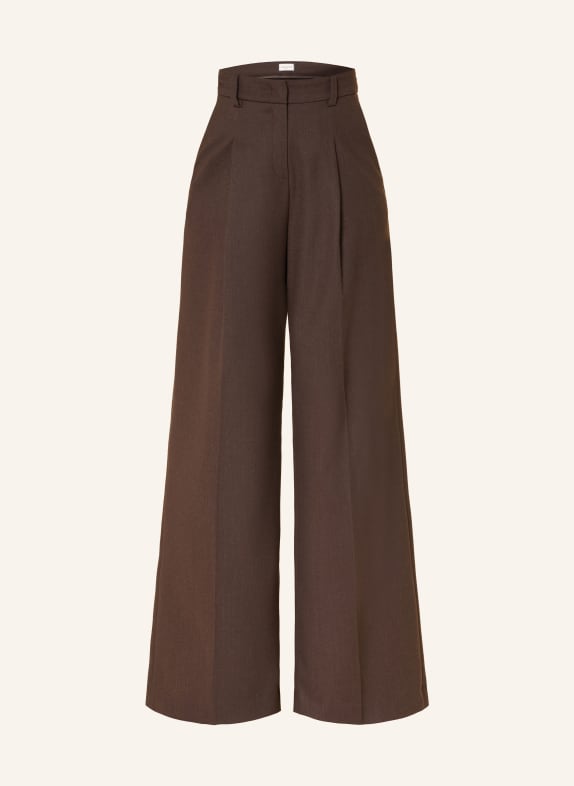 SEDUCTIVE Marlenehose CHRISSY aus Flanell BRAUN