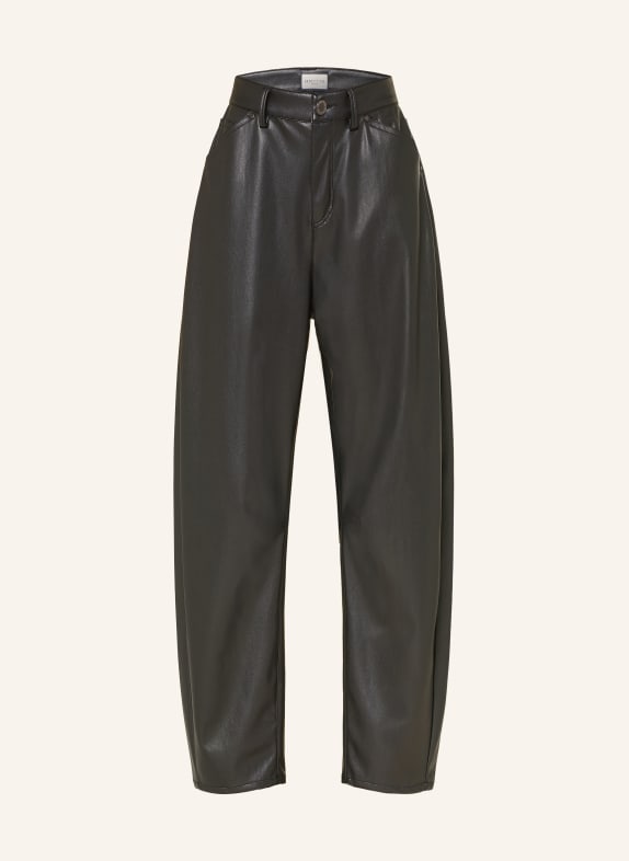 SEDUCTIVE 7/8-Hose MICKIE in Lederoptik SCHWARZ