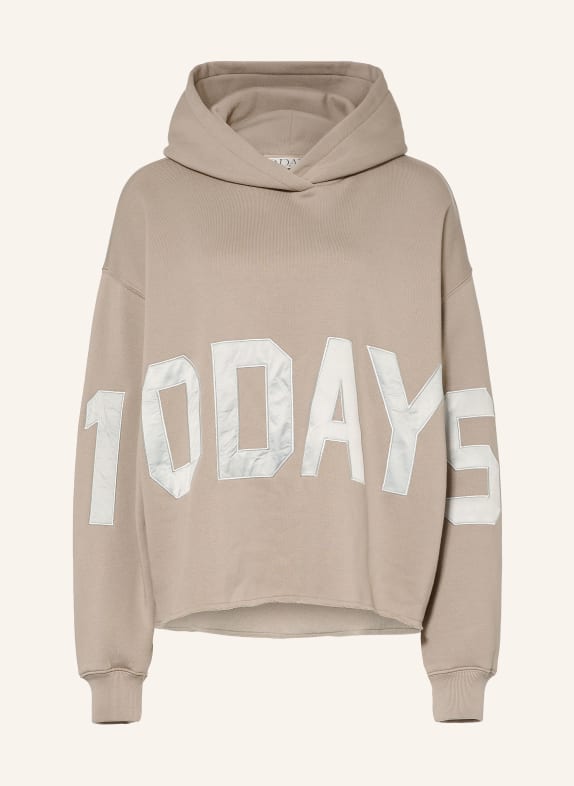 10DAYS Oversized hoodie BEIGE / LIGHT GRAY