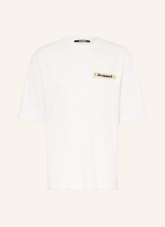 JACQUEMUS Koszulka oversize z limitowanej edycji T-shirt PLAGE BIAŁY