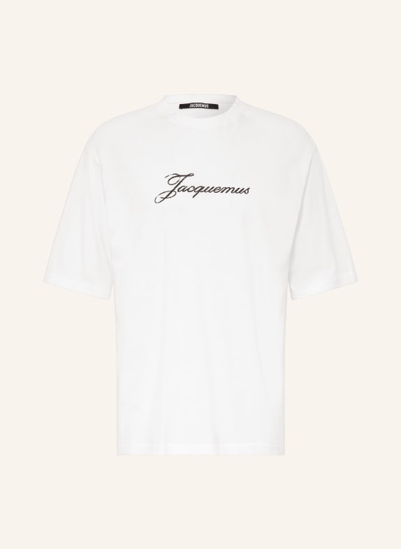JACQUEMUS Koszulka oversize LE T-shirt BIAŁY