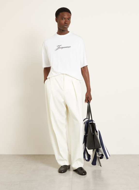 JACQUEMUS Oversized-shirt LE T-shirt WIT