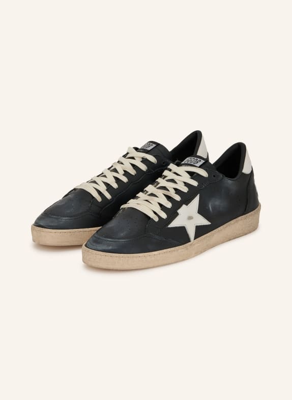 GOLDEN GOOSE Sneakers BALL STAR ZWART / WIT