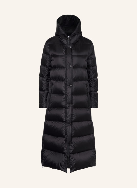 BOGNER Donsmantel MAXIE met afneembare capuchon ZWART